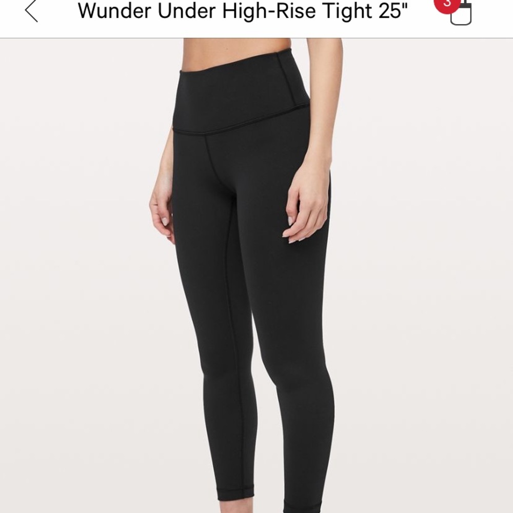 Lululemon Wunder Under High Rise tight 25”